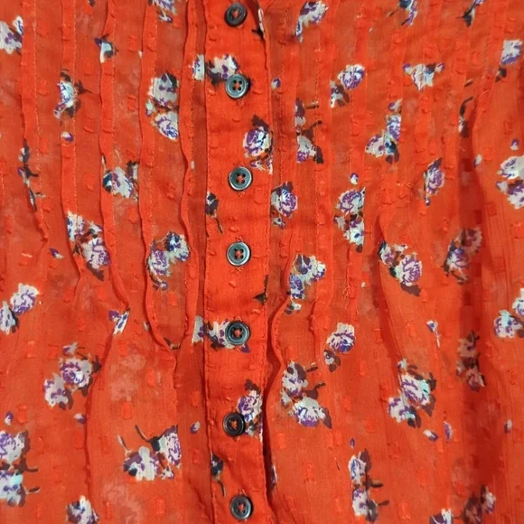 Free People Flowers In December Blouse - Picture 7 of 8